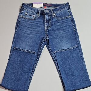 Lucky Brand Mid Rise Straight Blue Jeans 4/27 . NWT